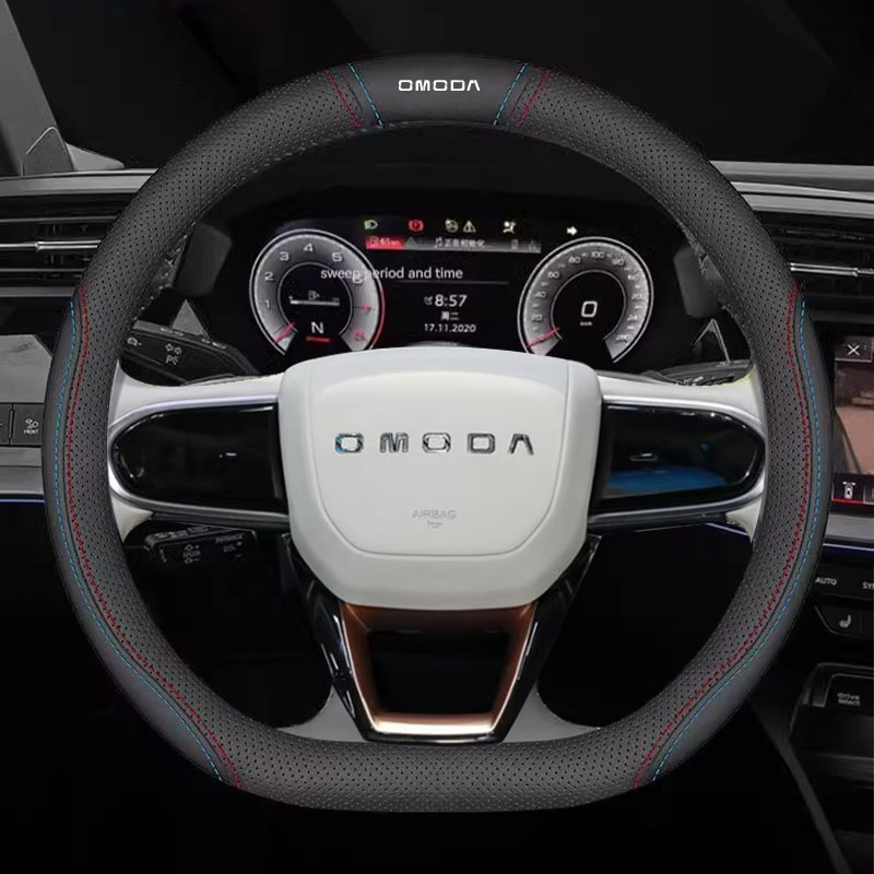 Car Steering Wheel Cover Anti Slip Breathable - 체리 오모다 5 C5 E5 C5