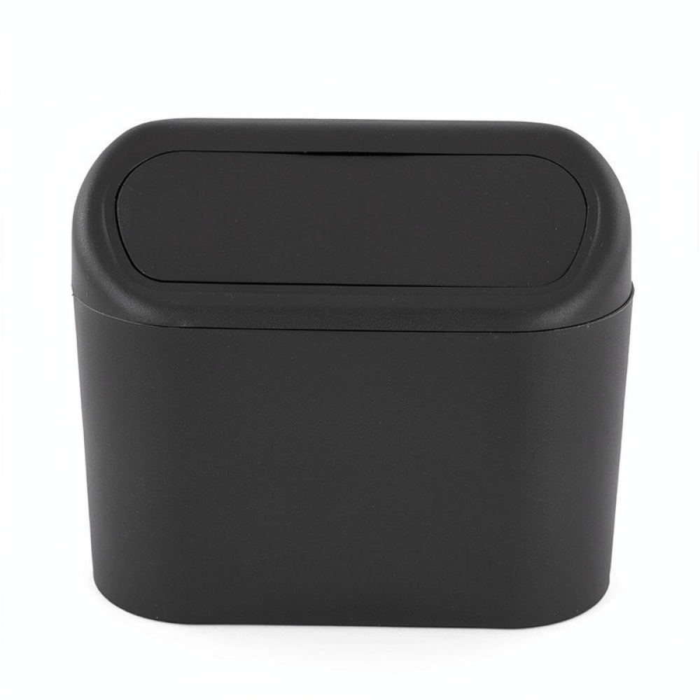 Waterproof Car Trash Can With Lid - 미니 자동차용 쓰레기통, 휴대용 컵 보관함,