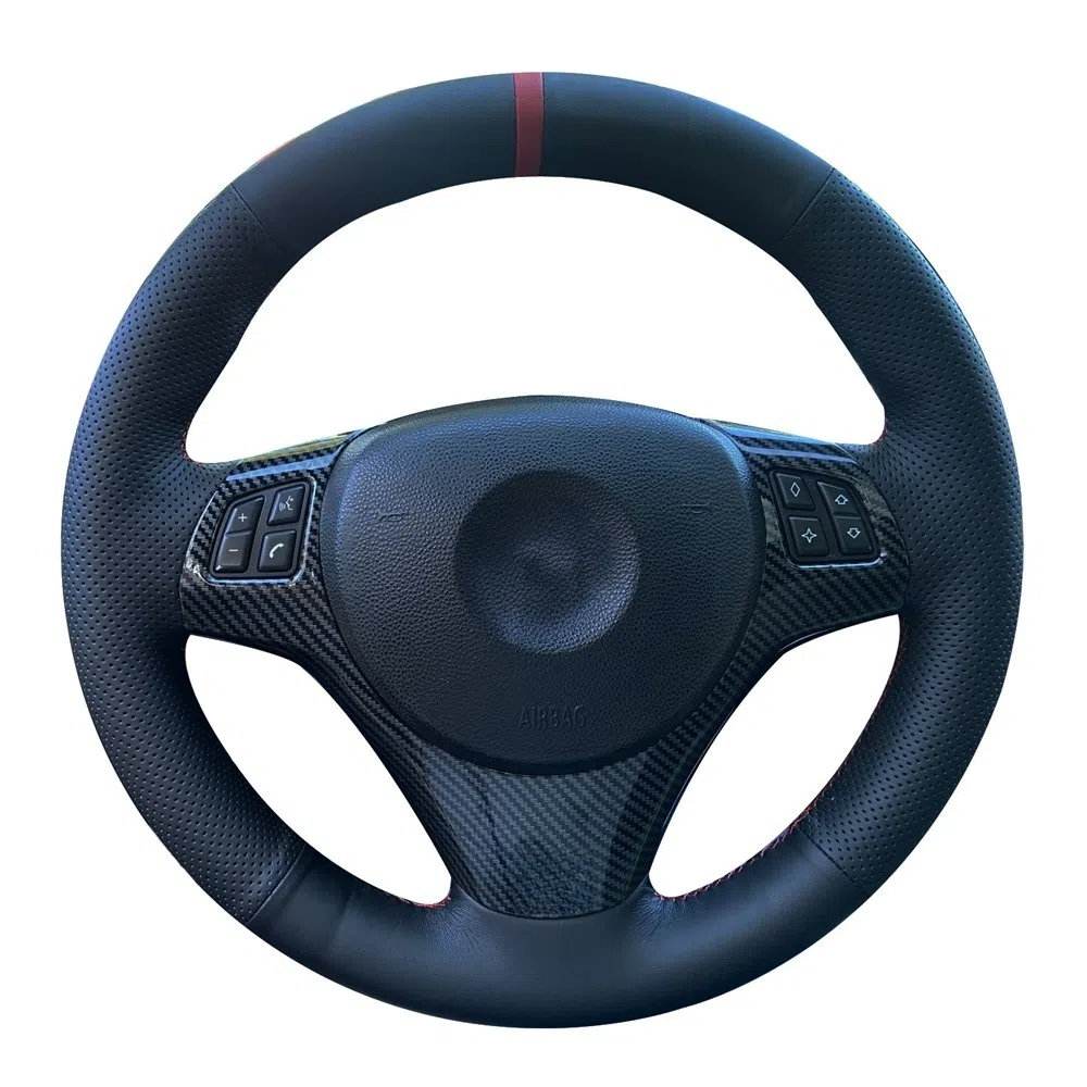 BMW M 스포츠 M3 E87 E81 E82 E88 X - Car Steering Wheel Cover Anti Slip Breathable 리뷰 및 가격