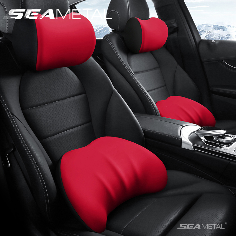 SEAMETAL 자동차 머리 받침 베개 인체 공학적 요 - Memory Foam Car Neck Pillow Lumbar Support 리뷰 및 가격