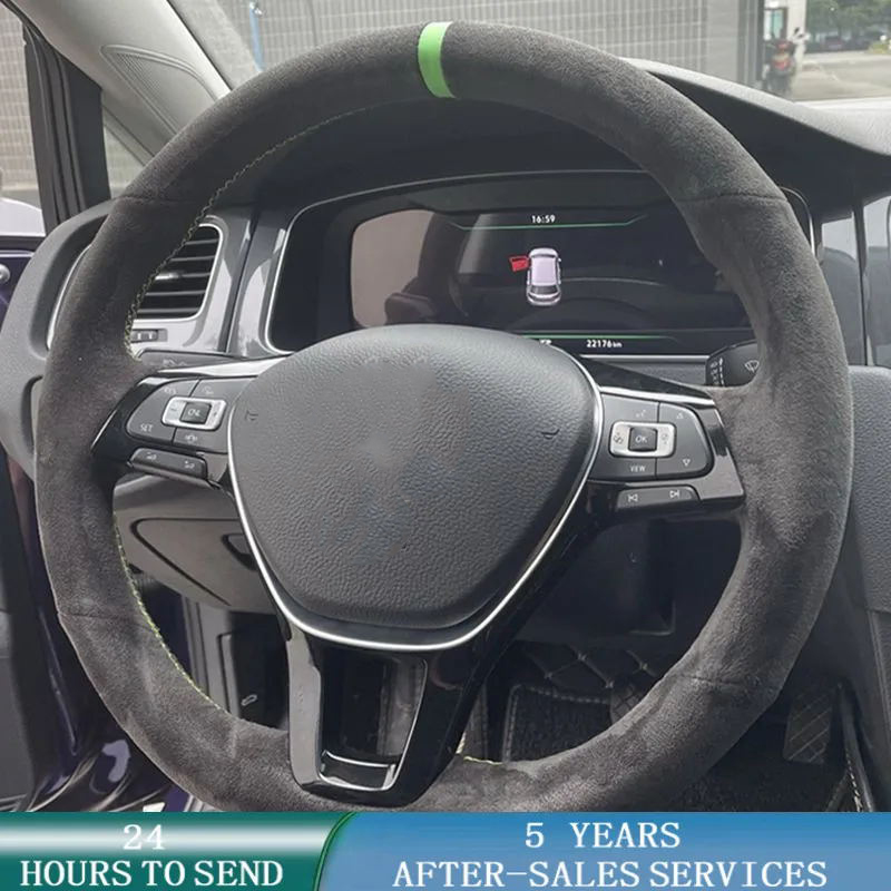 폭스 바겐 폭스 바겐 골프 7 Mk7 Touran Up - Car Steering Wheel Cover Anti Slip Breathable 리뷰 및 가격