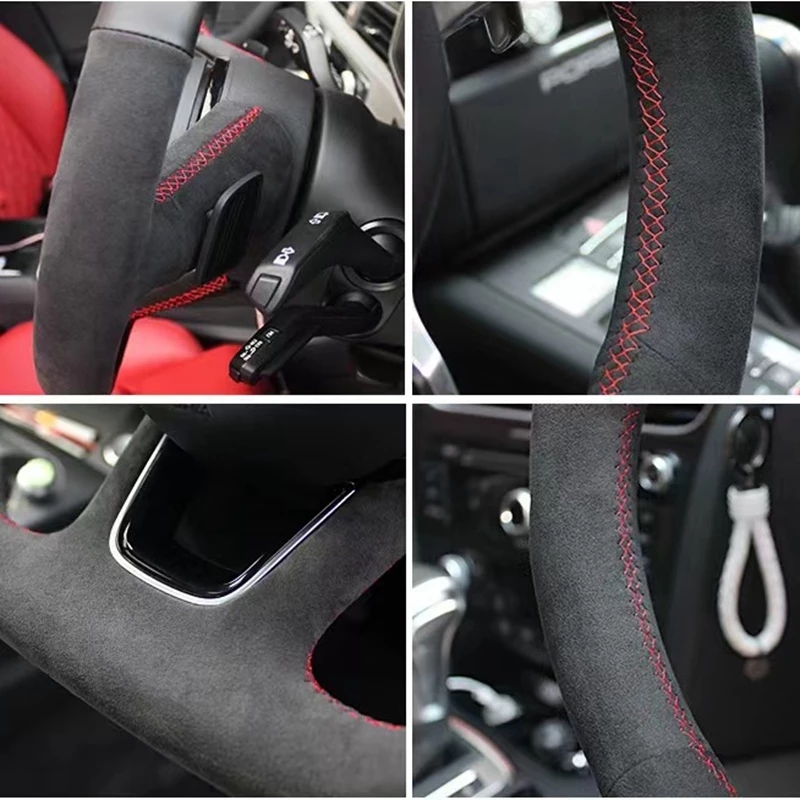 폭스 바겐 폭스 바겐 골프 7 Mk7 Touran Up - Car Steering Wheel Cover Anti Slip Breathable 리뷰 및 가격