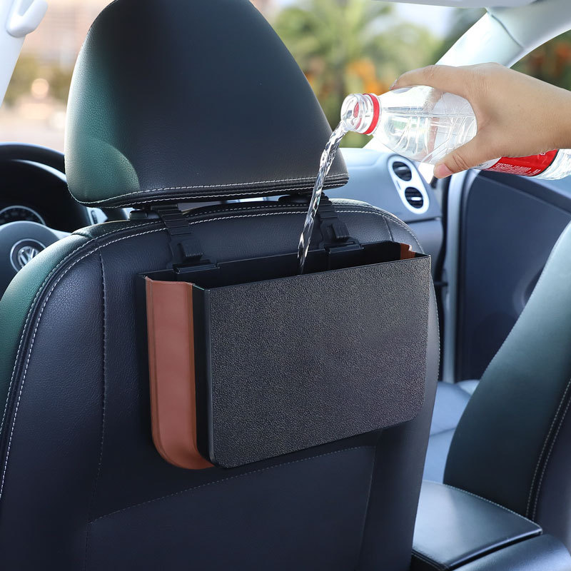 휴대용 접이식 방수 다기능 쓰레기 봉투, 클립이 달린  - Waterproof Car Trash Can With Lid 리뷰 및 가격